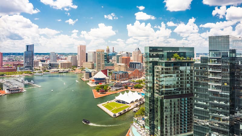 City view of Baltimore